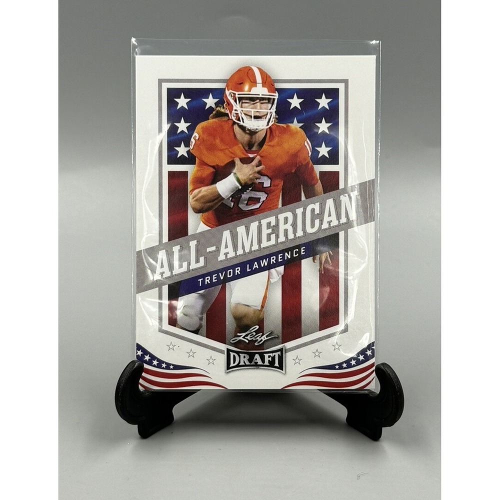 2021 Leaf Draft‎ #50 Trevor Lawrence All American Clemson Tigers